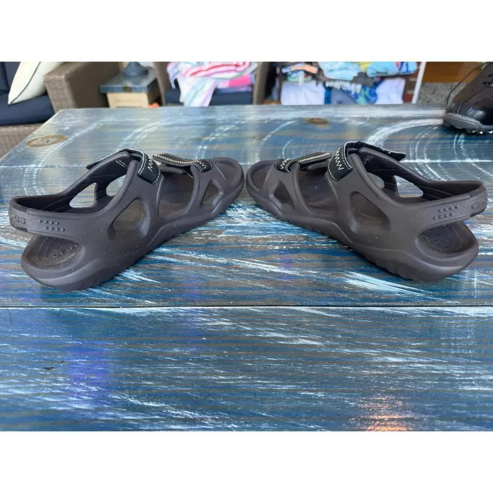 CROCS Sandals, Men's size 7, Double Velcro straps; Lightweight